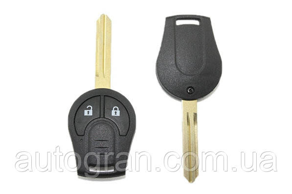 Корпус ключа Nissan Juke Qashqai X-trail 2 кнопки