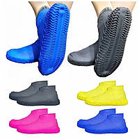 Силиконовые чехлы бахилы для обуви от дождя и грязи размер M 37-41 №R10993