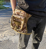 Сумка на бедро тактична 27х30х8 см Pasa Rora (Піксель)