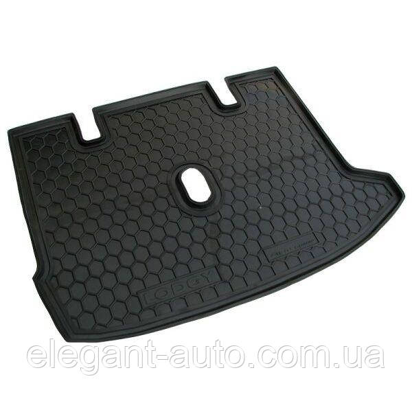 Килимок багажника Renault Lodgy 2013-(не роздільна сидіння) пластик "AVTO-Gumm"211357
