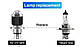 LED лампа H4 лінза (ближнє-дальнє світло). для авто та мотоциклiв світлодіодні. 1шт - фото 4 - id-p1643361036