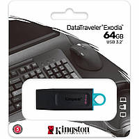 Флеш-накопичувач USB 3.2 64GB Kingston DT Exodia