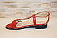 Босоножки жіночі червоні Б1363, фото 8