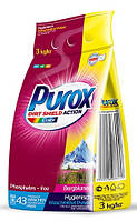 Пральний порошок для кольорових тканин Purox color 3 кг.