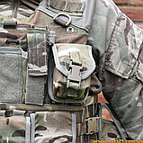 Закритий підсумок для гранат Великобританія MK4 GRENADE MOLLE MTP велкро фастекс МОЛЛЕ Мультикам Multicam, фото 3