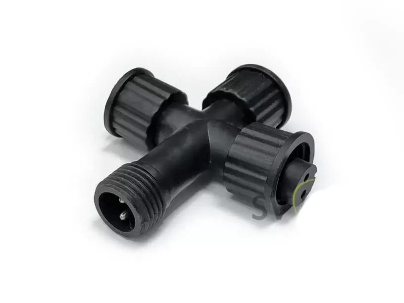 Конектор для світлодіодних гірлянд нитка на 3 виходи, фото 1