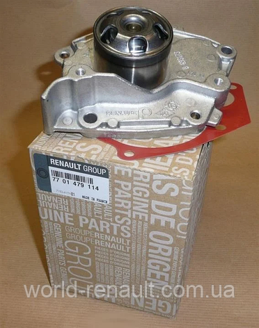 Renault (Original) 7701479114 — Водяний насос на Рено Сцінік II 1.9dci F9Q з 2002, фото 1