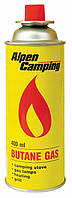 Газовий балончик катридж Alpen Camping 400 мл для горілок,плит, чи інших приладів