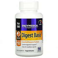 Enzymedica, Digest Basic, ферменти, 90 капсул