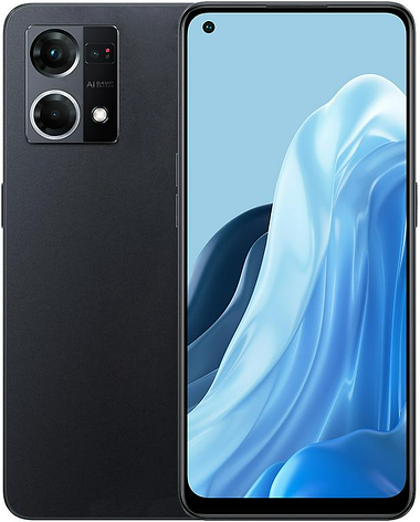 OPPO Reno7 8/128GB 4G NFC Cosmic Black Гарантія 1 Рік (*CPA -3% Знижка)_L, фото 1