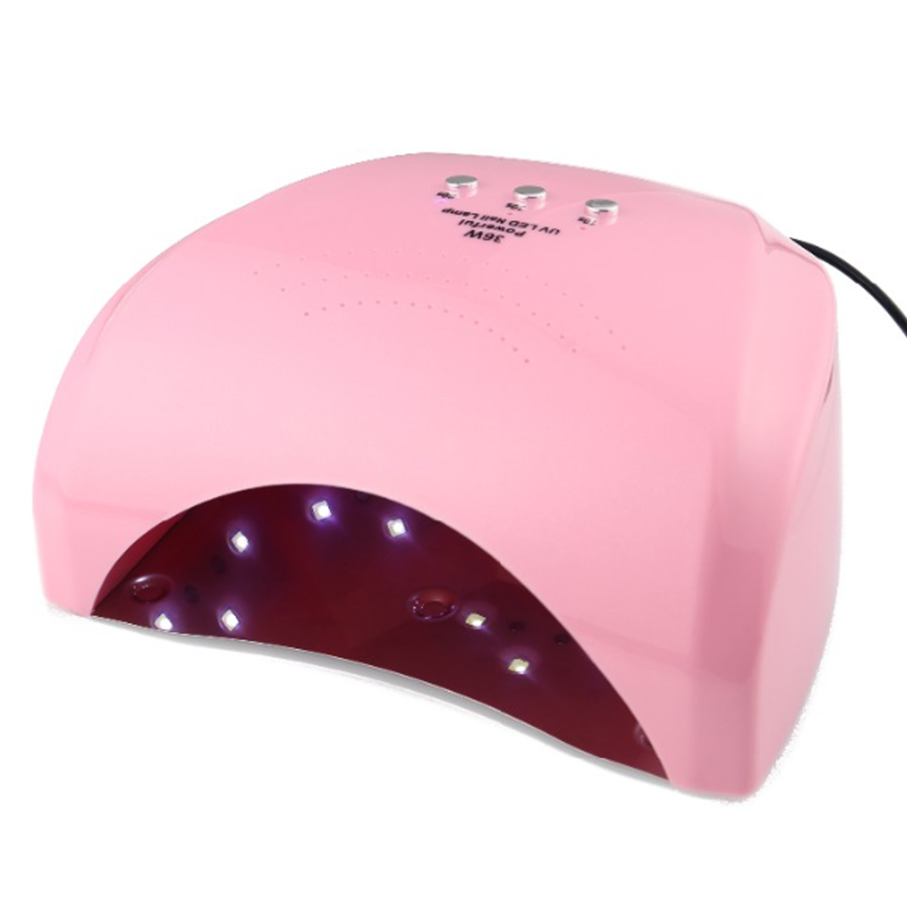 УФ лампа UV+LED SUN5X Lilly Beaute на 36 Вт для сушки гель-лака, геля (pink)