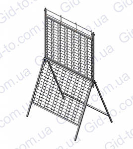 Стійка під окуляри без дзеркала 210 комірок (1885х1160х715), біла