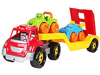 Игрушка автовоз с набором машинок, детская машинка автовоз, Технок арт. 3909