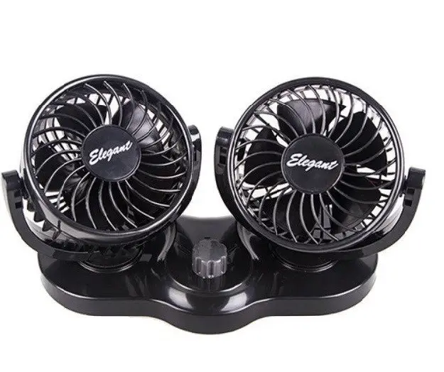 Автомобільний вентилятор 24V 5"x 2 Elegant (101 547) Подвійний, на скотчі