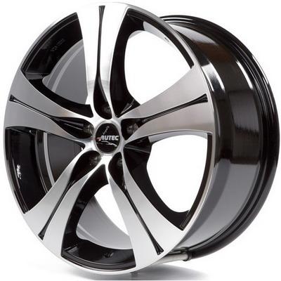 AUTEC Ethos R18 W8 PCD5x112 ET35 DIA70.1 BLACK POLISHED