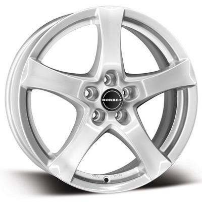 Borbet F R15 W6 PCD4x98 ET35 DIA64.1 Brilliant Silver