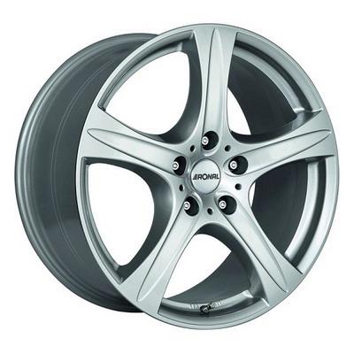 Ronal R55 R19 W9 PCD5x120 ET43 DIA72.6 crystal silver
