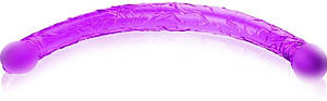 Реалістичний Двосторонній фаллоімітатор 45 см Double Dong від Baile, рожевий