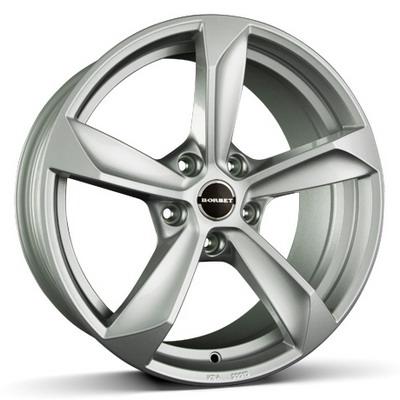 Borbet S R20 W9 PCD5x112 ET20 DIA66.6 Brilliant Silver