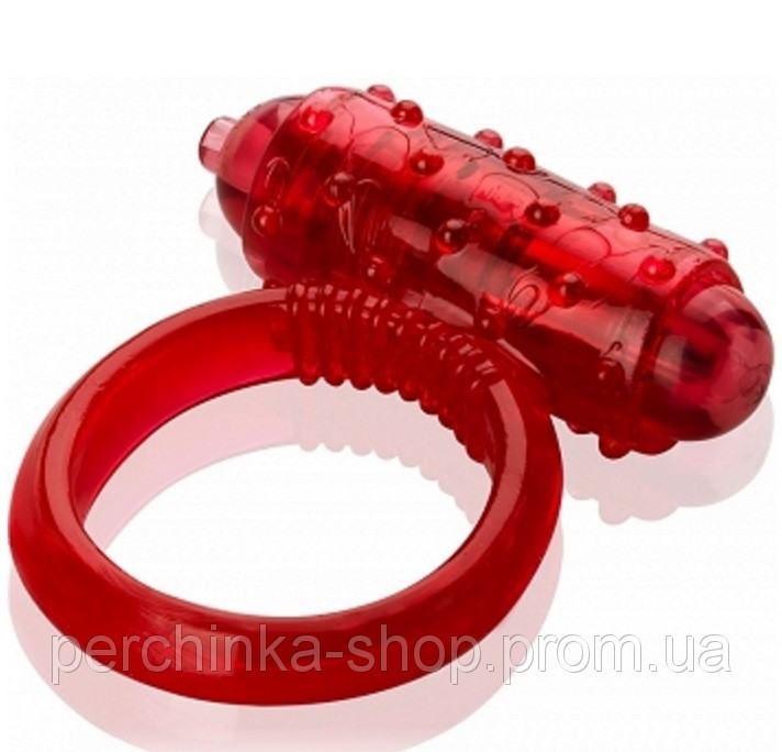 Ерекційна віброкольцо Vibro Ring Red від Orion