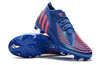 Бутсы Adidas Predator Edge 1 Fg синие футбольная обувь адидас предатор эдж копочки обувь для футбола копы буцы