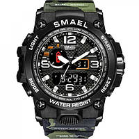 Военные кварцевые часы SMAEL TANK с подсветкой для экстрима, Спортивные противоударные водонепроницаемые часы