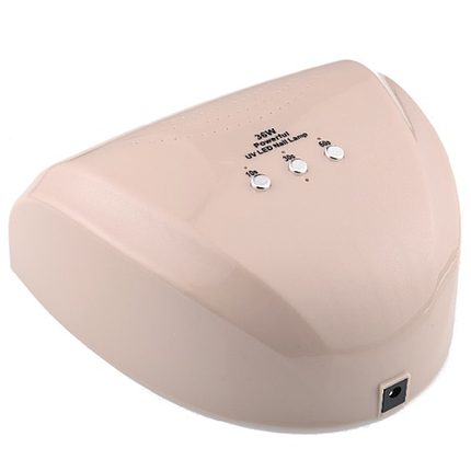 Ультрафіолетова LED-лампа Lilly Beaute SUN5X 36 Вт для сушіння гель-лаку та гелю, шампань, фото 3