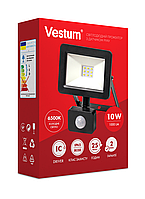 Прожектор LED Vestum с датчиком движения 10W 1 000Лм 6500K 175-250V IP65