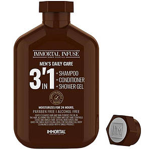 Шампунь для волосся Immortal Infuse Men's Daily Care 3in1 для чоловіків (INF-65)