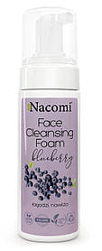 Пінка для вмивання Nacomi Face Cleansing Foam Blueberry 150 мл