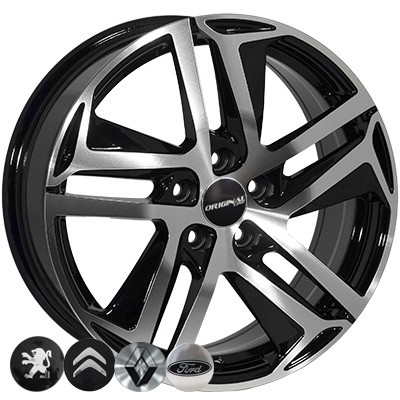 ZF FR876 R16 W6.5 PCD4x108 ET27 DIA65.1 BMF