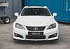 Спліттер Lexus IS F (07-13) тюнінг обвіс губу переднього бампера (V1), фото 6