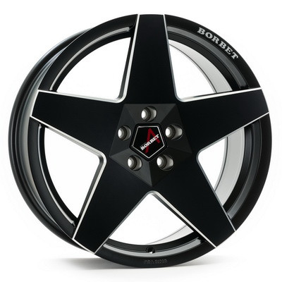 Borbet A R17 W8 PCD5x112 ET45 DIA66.6 Matt Black