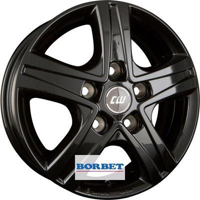 Borbet CWD R16 W6.5 PCD5x120 ET52 DIA65.1 Gloss Black