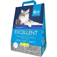 Бентонитовый наполнитель туалета для кошек Brit Fresh Excellent (бентонитовый)10 л