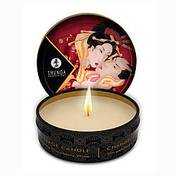 Масажна свічка Shunga Massage Candle з запахом клубники