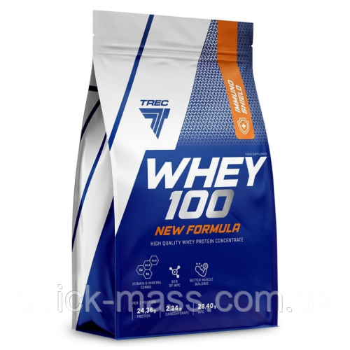Протеїн Trec Nutrition Whey 100 (New Formula) 2000g (різні смаки)