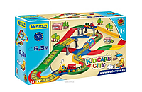 Автомобильный трек Wader, гоночный трек, детский трек Wader Kid Cars City, арт. 51791