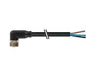 Коннектор M8 с кабелем 5м/3-pin/угловой/PVC 3x0.25/розетка, 7000-08081-6100500 Murrelektronik
