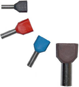 Наконечники кабельні ізольовані на 2 дроти