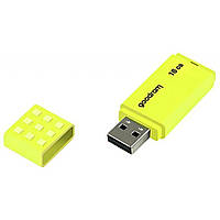 Флешка USB флеш накопичувач Goodram 16GB UME2 Yellow USB 2.0 (UME2-0160Y0R11)
