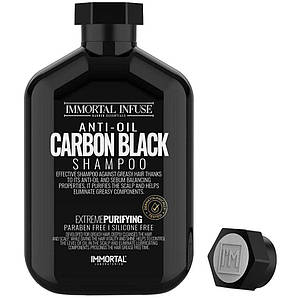 Шампунь для волосся Immortal Infuse Anti-Oil Carbon Black Shampoo 500 мл чоловічий антижир (INF-69)