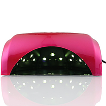 Ультрафіолетова LED-лампа Lilly Beaute SUN5X 36 Вт для сушіння гель-лаку та гелю, малинова, фото 3