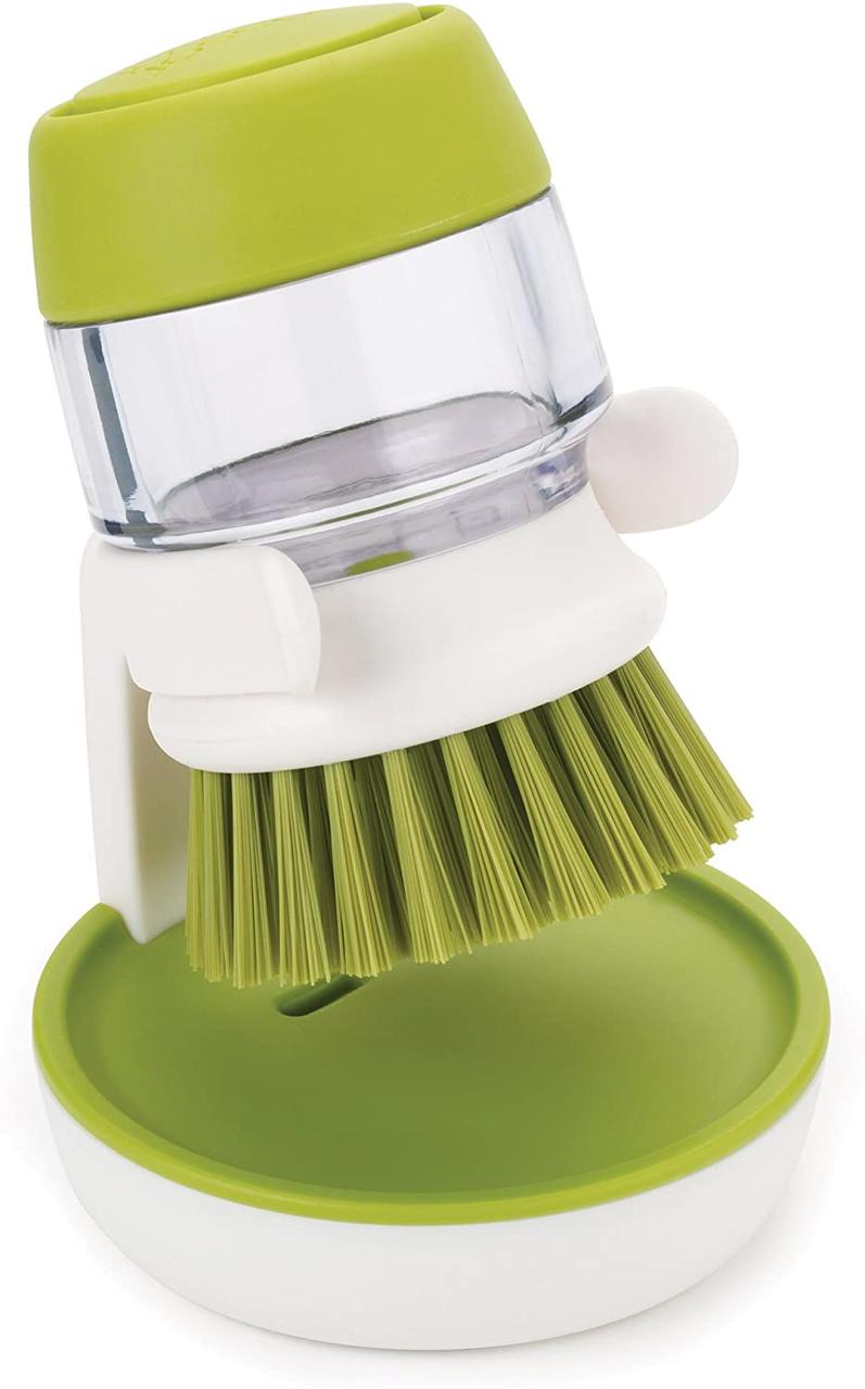 Щітка для миття посуду з диспенсером для рідини JESOPB Soap Brush Green-1855