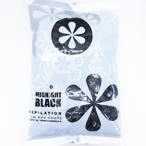 Віск гарячий у гранулах Simple Use Beauty з додаванням полімеру 800 гр MIDNIGHT BLACK