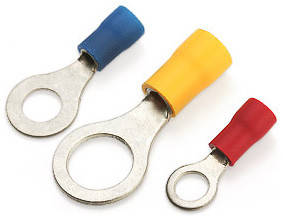 Наконечники ізольовані кільцеві під гвинт