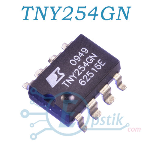 TNY254GN, мікросхема живлення, SMD7