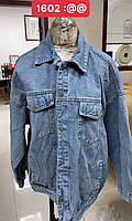 Джинсова жіноча куртка розмір норма 44-48, колір уточнюйте під час замовлення