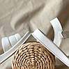 Босоніжки жіночі шкіряні білі дутики, фото 4