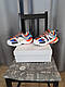 Жіночі кросівки Balenciaga Track Trainers White Blue Orange, фото 4